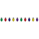 Bannière décorative – Ampoules de Noël